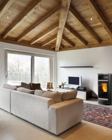 lovely new house, modern furniture, living-room view